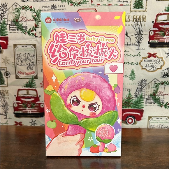 Baby Three Other - Baby Three Comb Your Hair Set - Pink and Green